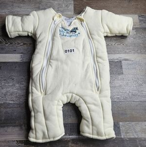 Baby Merlin's Magic Sleepsuit Small 3-6 Months Yellow